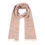 Brown silk scarf